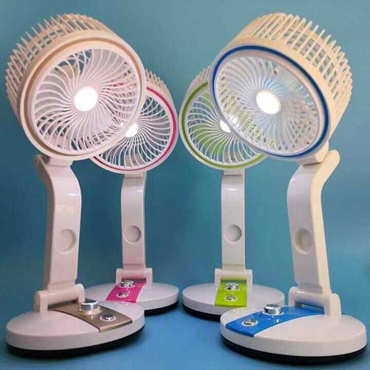 2 in 1, mini fan with LED Light