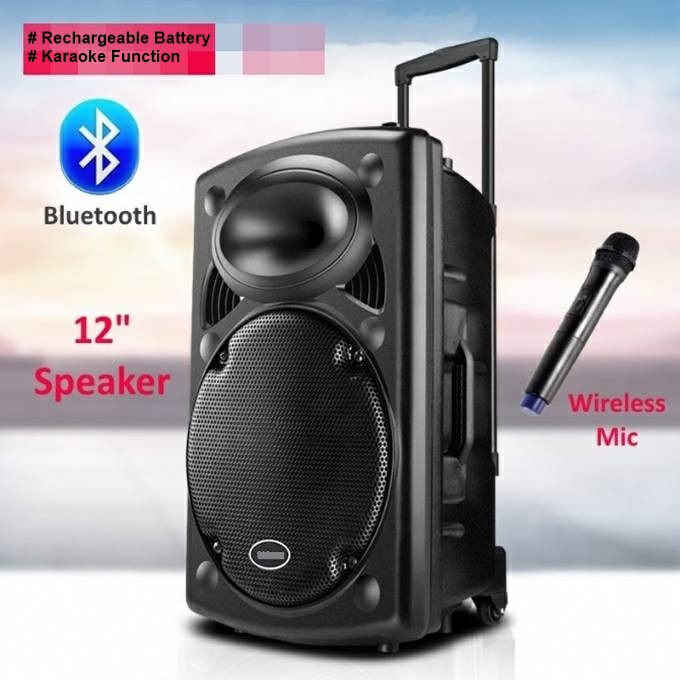 Rechargeable Bluetooth Karaoke Trolly Speaker