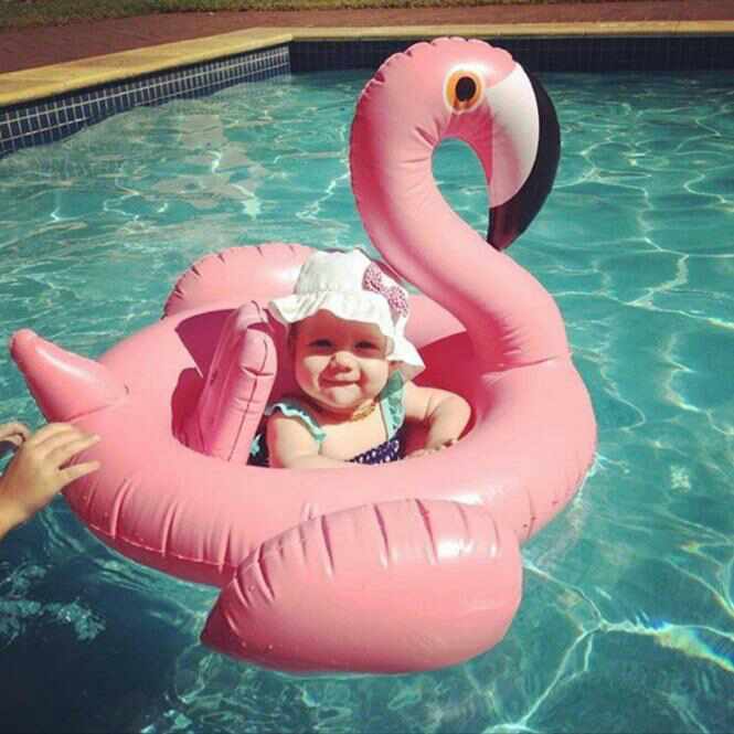 Water Pool Float Inflatable Flamingo for Children